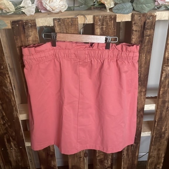 Liz Claiborne Skirt, woman’s coral Lantana cotton bottom nwt Sz Large - Picture 7 of 7